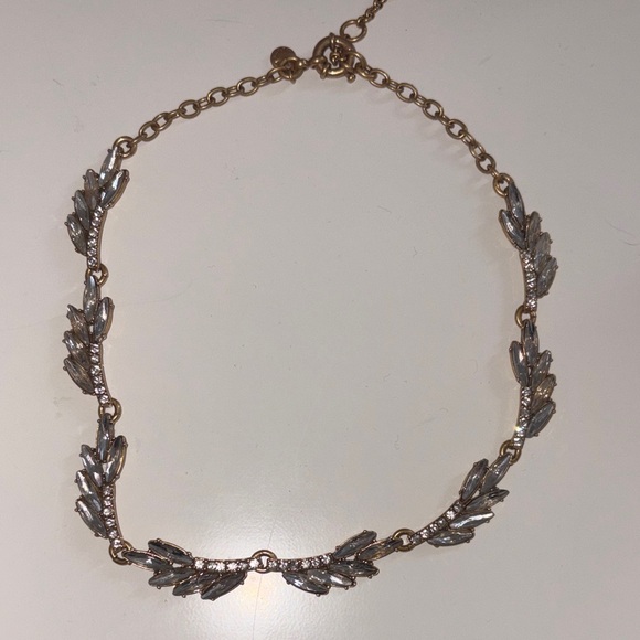 J. Crew Jewelry - J. Crew Gold and Silver Leaf Necklace